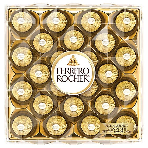 Is it MSG free? Ferrero Rocher Fine Hazelnut Milk Chocolate Candy Glamond Gift Box