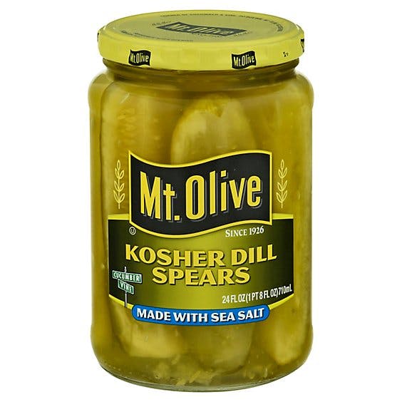 Is it Vegan? Mt. Olive Pickles Spears Kosher Dill Made With Sea Salt