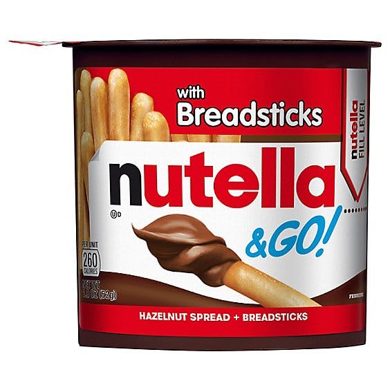 Is it Vegetarian? Nutella & Go! Hazelnut Spread & Breadsticks Hazelnut