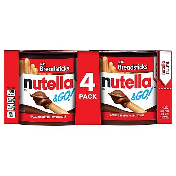 Is it Lactose Free? Nutella & Go! Spread Hazelnut With Breadsticks