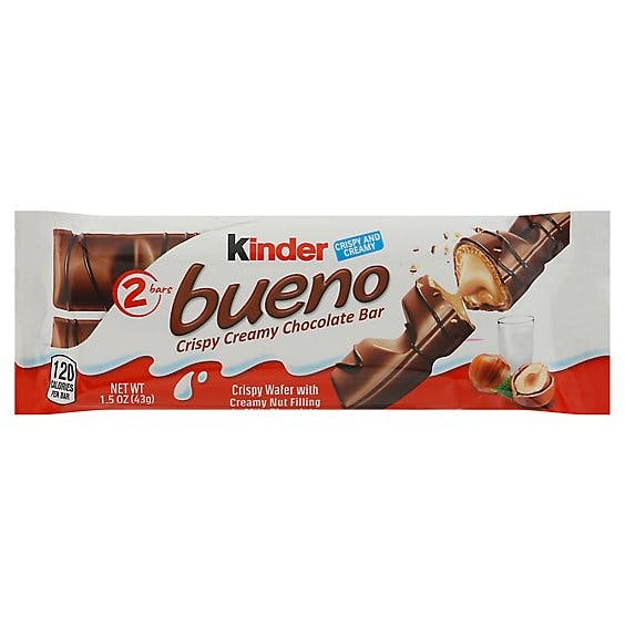 Is it Gelatin free? Kinder Bueno Milk Chocolate And Hazelnut Cream Candy Bar