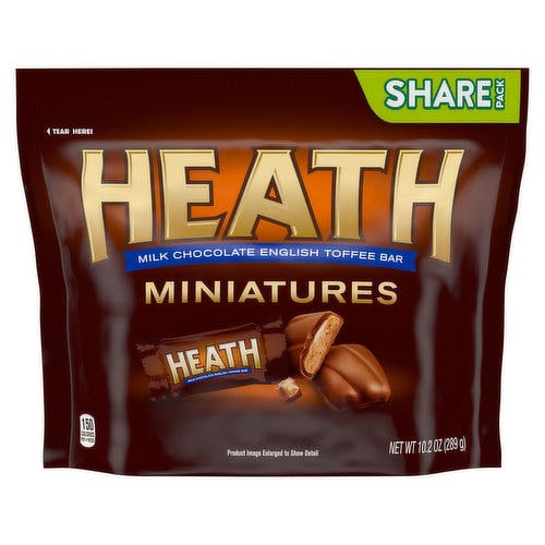 Is it Vegan? Hersheys Heath Candy Miniatures English Toffee Bar Milk Chocolate