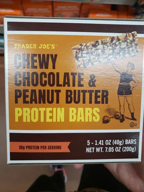 Is it Fish Free? Trader Joe's Chewy Chocolate & Peanut Butter Protein Bars