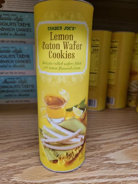 Is it Sesame Free? Trader Joe's Lemon Baton Wafer Cookies