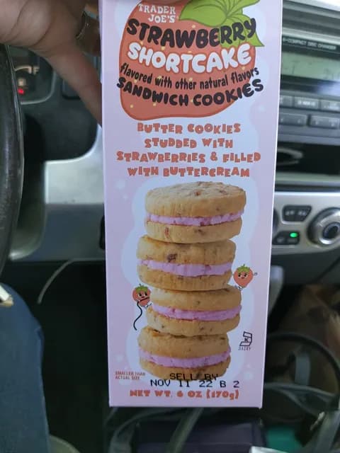 Is it Sesame Free? Trader Joe's Strawberry Shortcake Sandwich Cookies