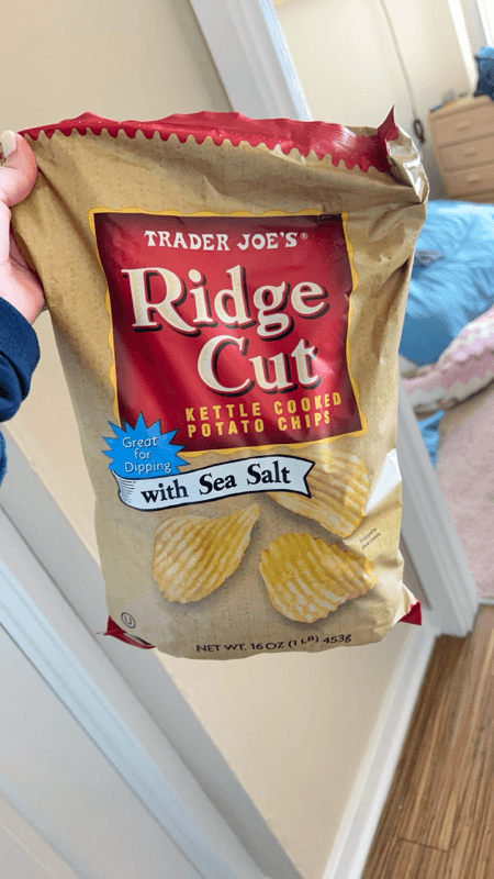 Is it Dairy Free? Trader Joe's Ridge Cut Potato Chips With Sea Salt
