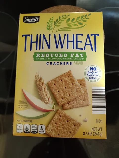 Is it Fish Free? Savoritz Thin Wheat Reduced Fat Crackers