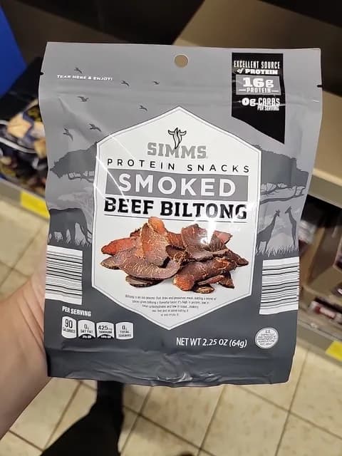 Is it Dairy Free? Simms Protein Snacks Smoked Beef Biltong