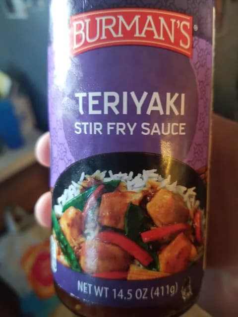 Is it Dairy Free? Burman's Teriyaki Stir Fry Sauce
