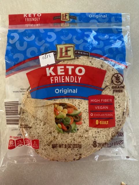 Is it Tree Nut Free? L'oven Fresh Keto Friendly Original Tortilla Wraps