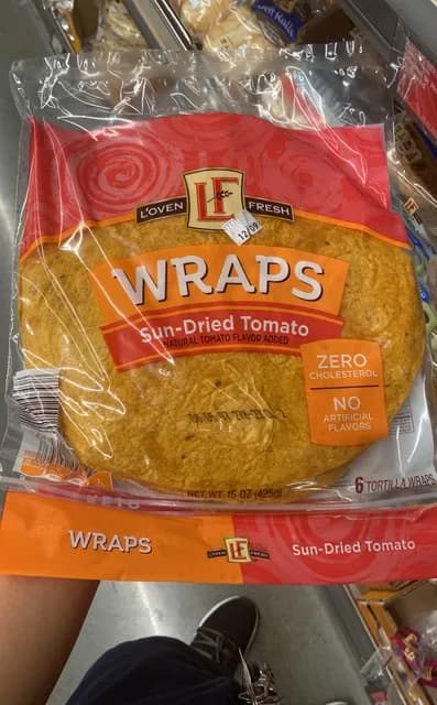 Is it Fish Free? L'oven Fresh Sun-dried Tomato Tortilla Wraps