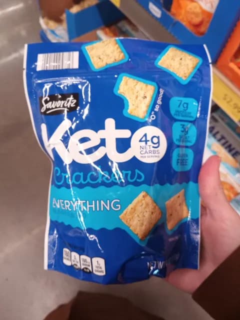 Is it Gluten Free? Savoritz Keto Crackers Everything