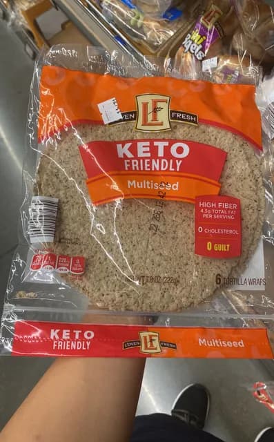 Is it Fish Free? L'oven Fresh Keto Friendly Multiseed Tortilla Wraps