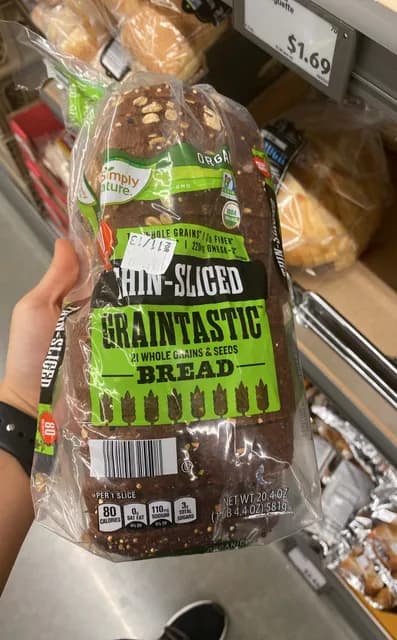 Is it Vegetarian? Simply Nature Thin-sliced Graintastic Bread