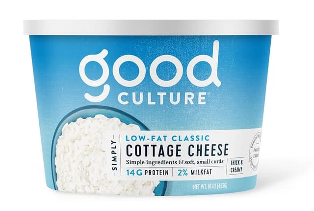 Is it Shellfish Free? Good Culture Simply Cottage Cheese 2% Milkfat Lowfat Classic