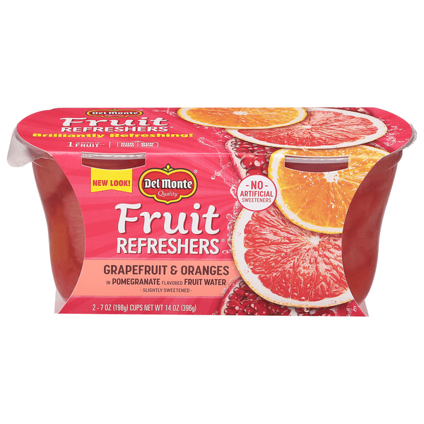 Is it Tree Nut Free? Del Monte Fruit Refreshers Grapefruit & Oranges In Pomegranate Fruit Water Cups