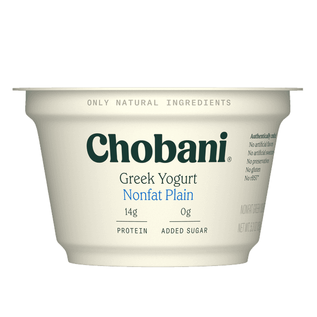 Is it Low FODMAP? Chobani Non-fat Plain Greek Yogurt