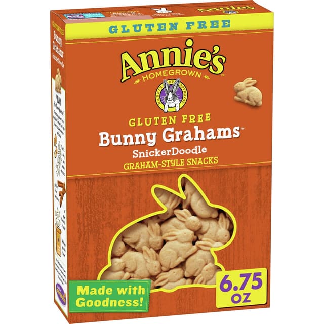 Is it Wheat Free? Annie's Bunny Grahams Gluten Free Snickerdoodle Graham Style Snacks