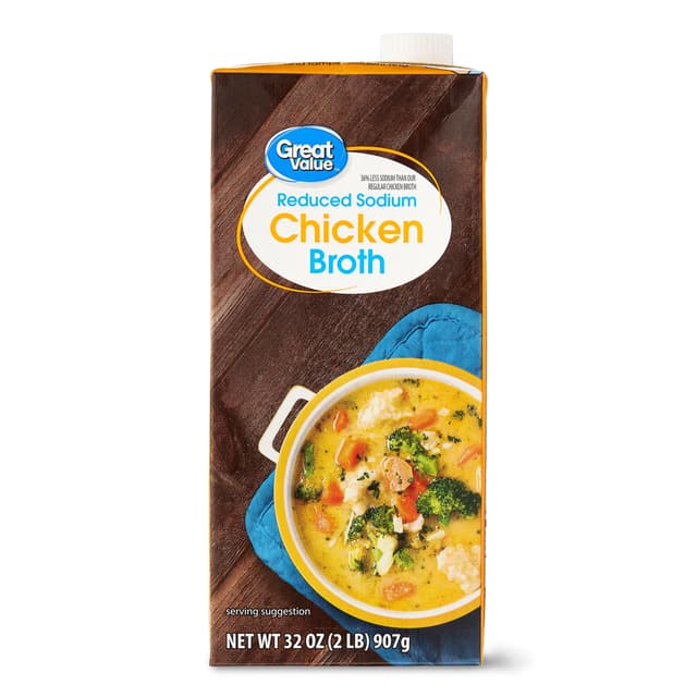 Is it Gelatin Free? Great Value Reduced Sodium Chicken Broth, Carton