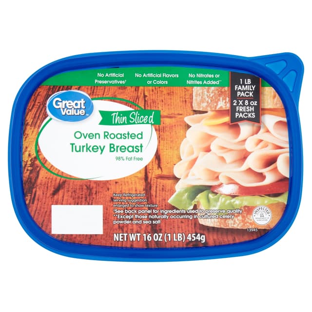 Is it Shellfish Free? Great Value Thin Sliced Oven Roasted Turkey Breast