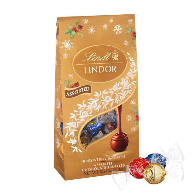 Is it Pescatarian? Lindt Lindor Assorted Chocolate Candy Truffles