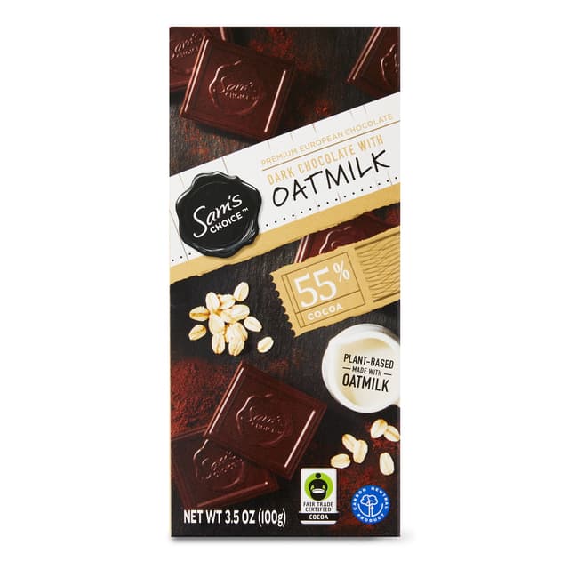 Is it Fish Free? Sam's Choice Dark Chocolate With Oatmilk 55% Cocoa