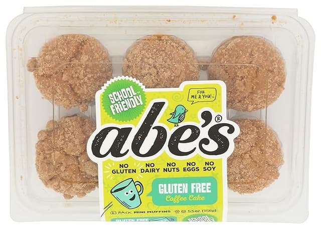 Is it Dairy Free? Abe's Mom's Coffee Cake Gluten Free Vegan Muffins