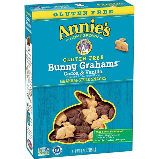 Is it Wheat Free? Annies Homegrown Bunny Cookies Gluten Free Cocoa & Vanilla