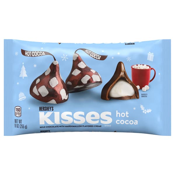 Is it Vegetarian? Hershey's Kisses Milk Hot Cocoa Chocolate With Marshmallow Flavored Creme