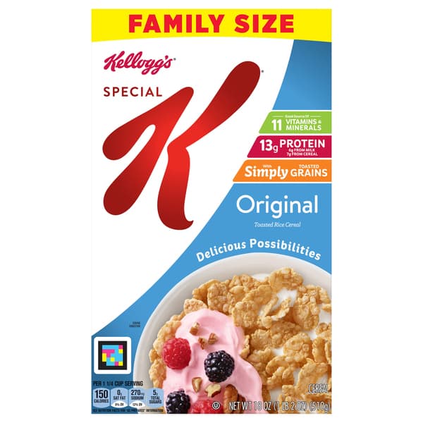 Is it Wheat Free? Kellogg's Special K Original Toasted Rice Cereal