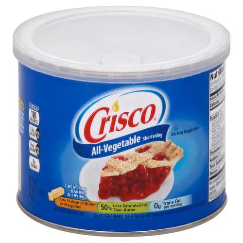 Is it Egg Free? Crisco Shortening All-vegetable