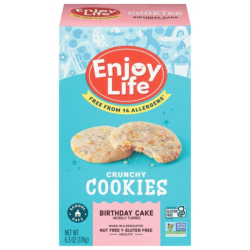 Is it Pescatarian? Enjoy Life Birthday Cake Crunchy Cookies